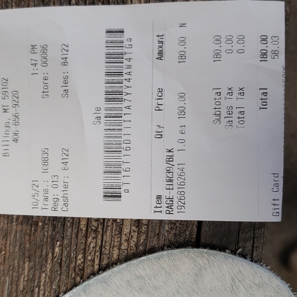 Bueno Rage Black Combat Boots, Genuine Leather, Size 39 - Picture 8 of 8